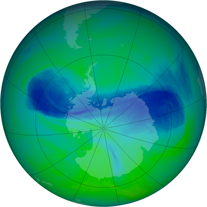 Ozone Map 2004-11-16